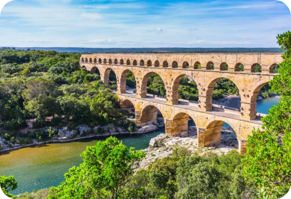 Viaduct in France Viaduct in France