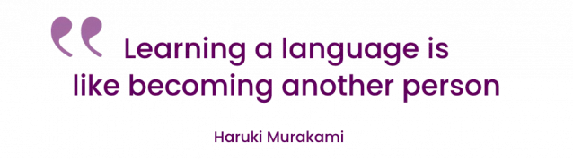 Learning a language... Learning a language...